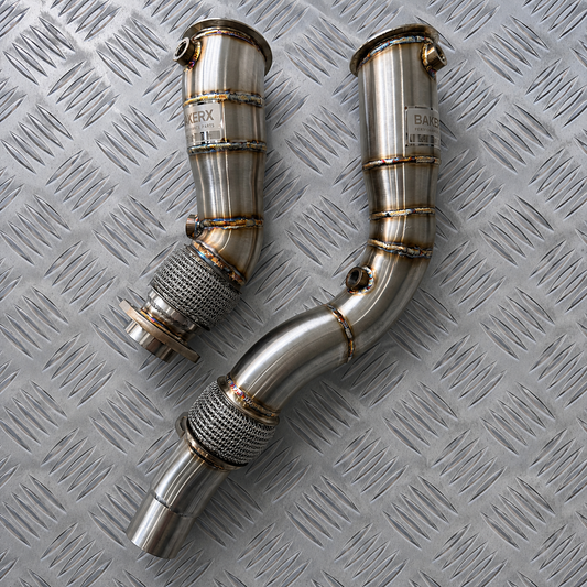 BakerX S55 3.5" Downpipes