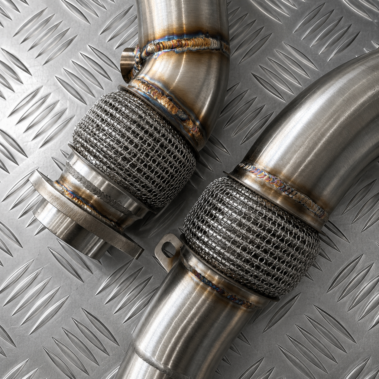 BakerX S55 3.5" Downpipes