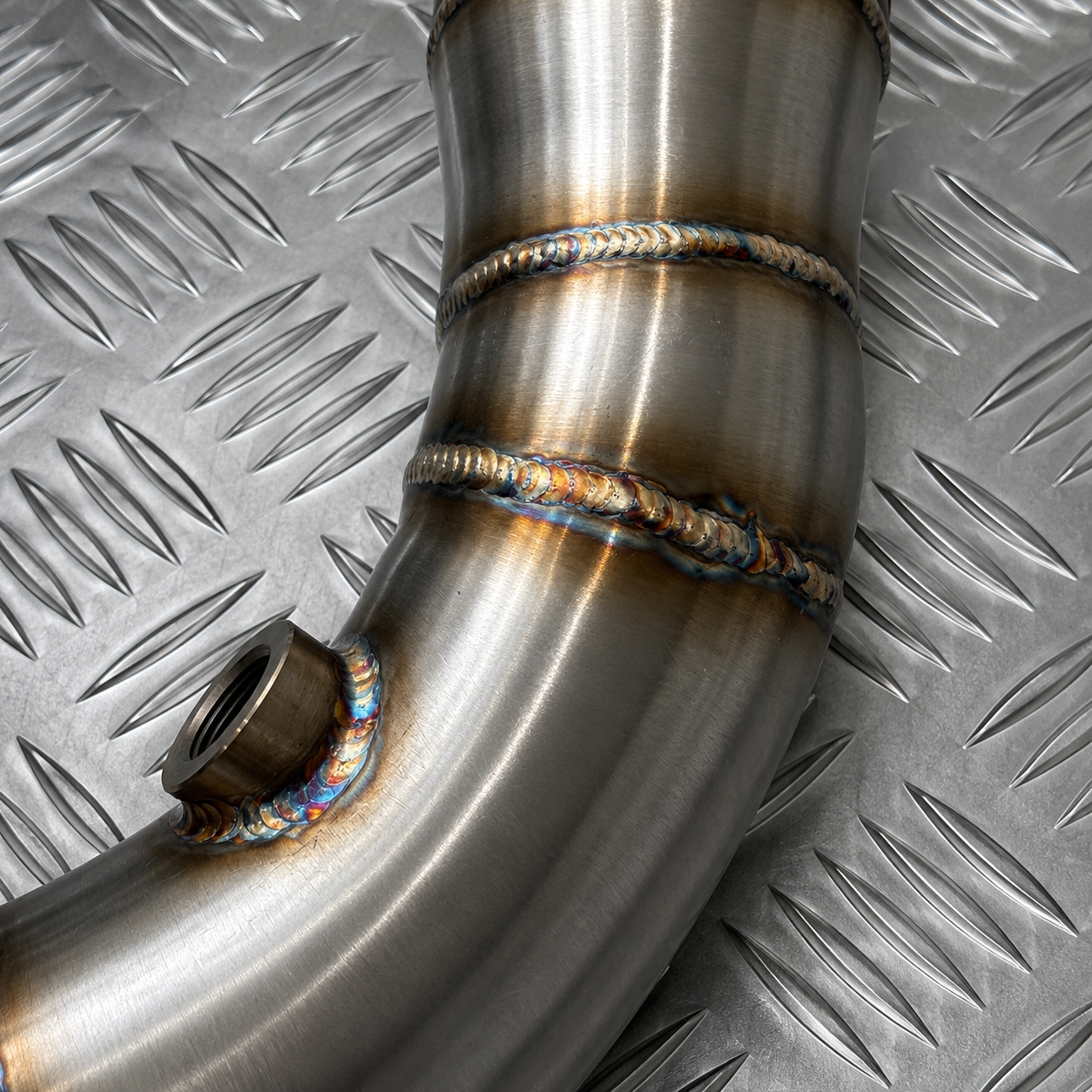 BakerX S55 3.5" Downpipes